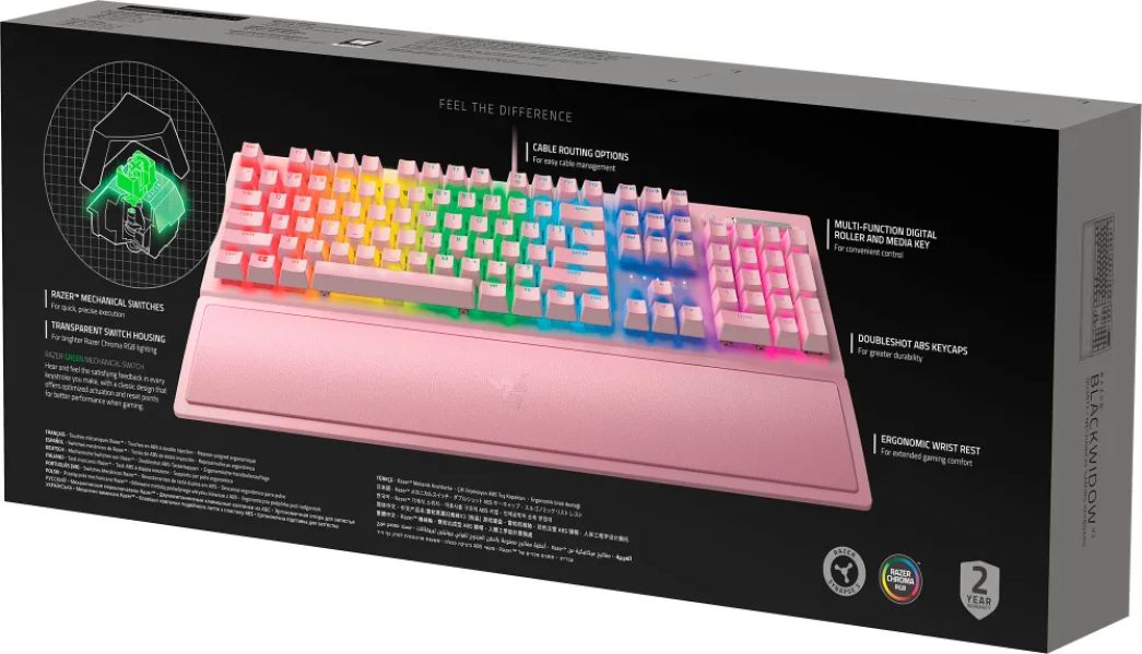 Игровая клавиатура Razer BlackWidow V3, Quartz photo 4