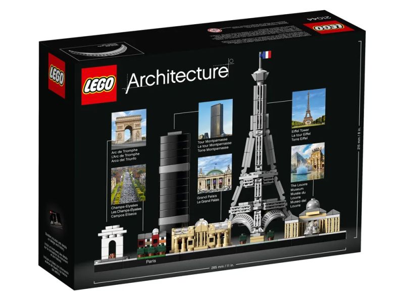 Конструктор LEGO Architecture Париж, 649 деталей, 12+ photo 4