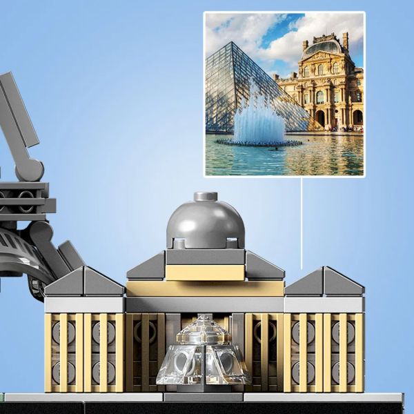 Конструктор LEGO Architecture Париж, 649 деталей, 12+ photo 6