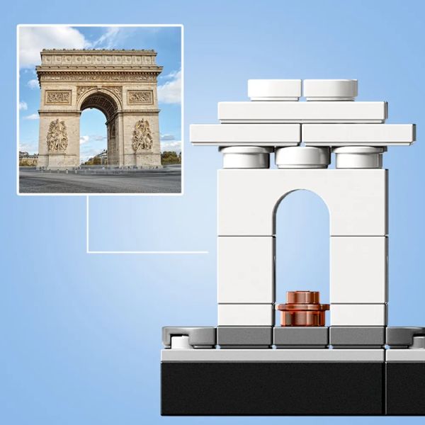 Конструктор LEGO Architecture Париж, 649 деталей, 12+ photo 10