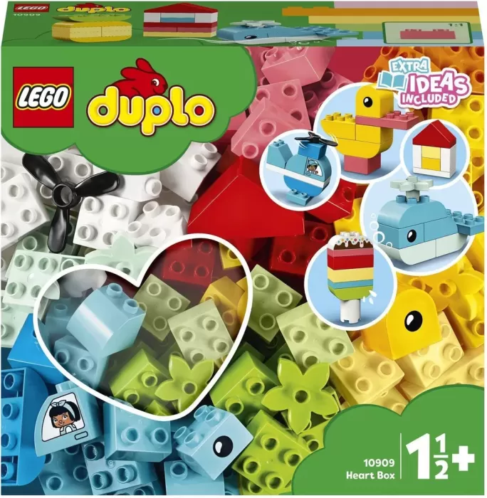 Конструктор LEGO DUPLO Classic Шкатулка-сердечко, 80 деталей, 1.5+ photo 1