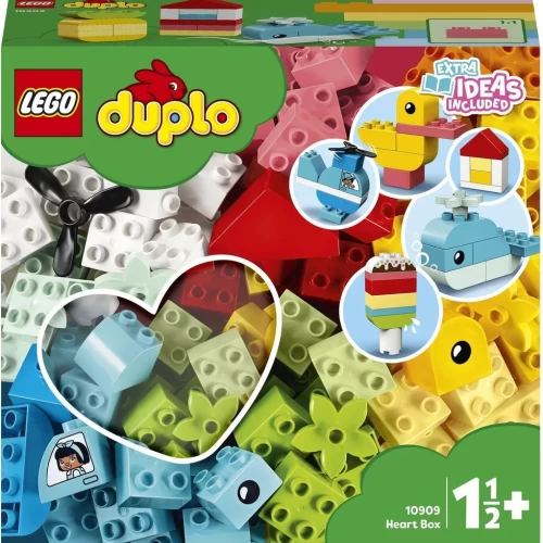 Конструктор LEGO DUPLO Classic Шкатулка-сердечко, 80 деталей, 1.5+