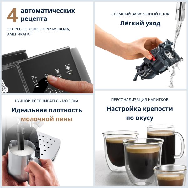 Кофемашина De'Longhi Magnifica Start Gray photo 3